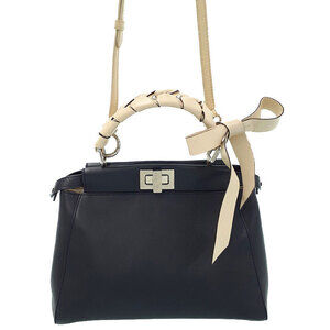 Fendi Peekaboo Iconic satchel nappa leather 2way Shoulder Bag